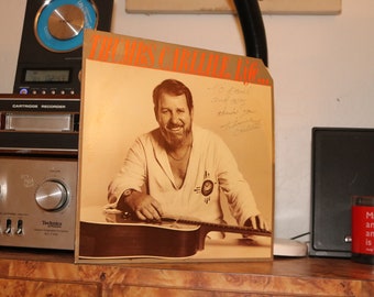 Thumbs Carllile "Life And Times" (1978) Vinyl Record Signed Vintage Guitar Country Music Little Jimmy Dickens Roger Miller's Band