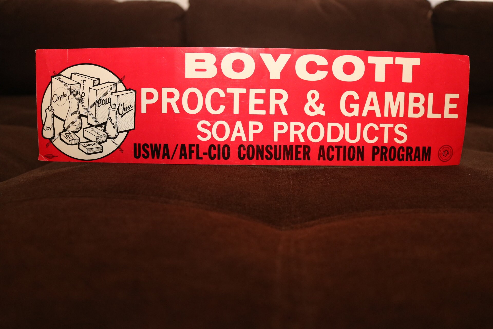 Procter & Gamble 1980s Boycott Bumper Sticker from the 80s - Etsy 日本