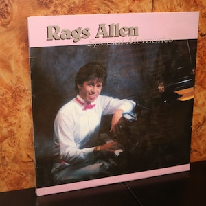 Rags Allen (1987) Record Special Memories LP Vinyl Record Piano Music Art Vintage 1980s Instrumentals