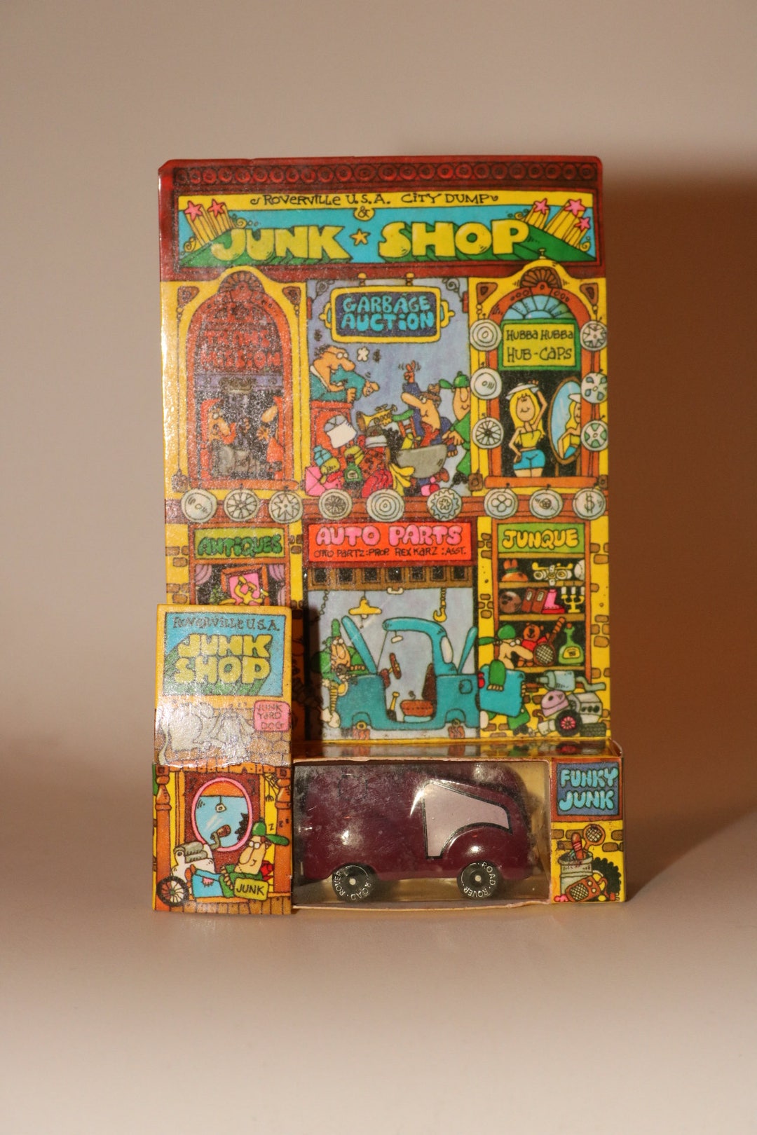 Hallmark ROAD ROVERS (1983) Diecast Junk Shop Toy Car Little Dumpy LJN ...