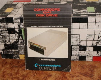 Commodore 1541 Single Floppy Disk Drive Computador Guia do Usuário Livreto 1980s Vintage Computer