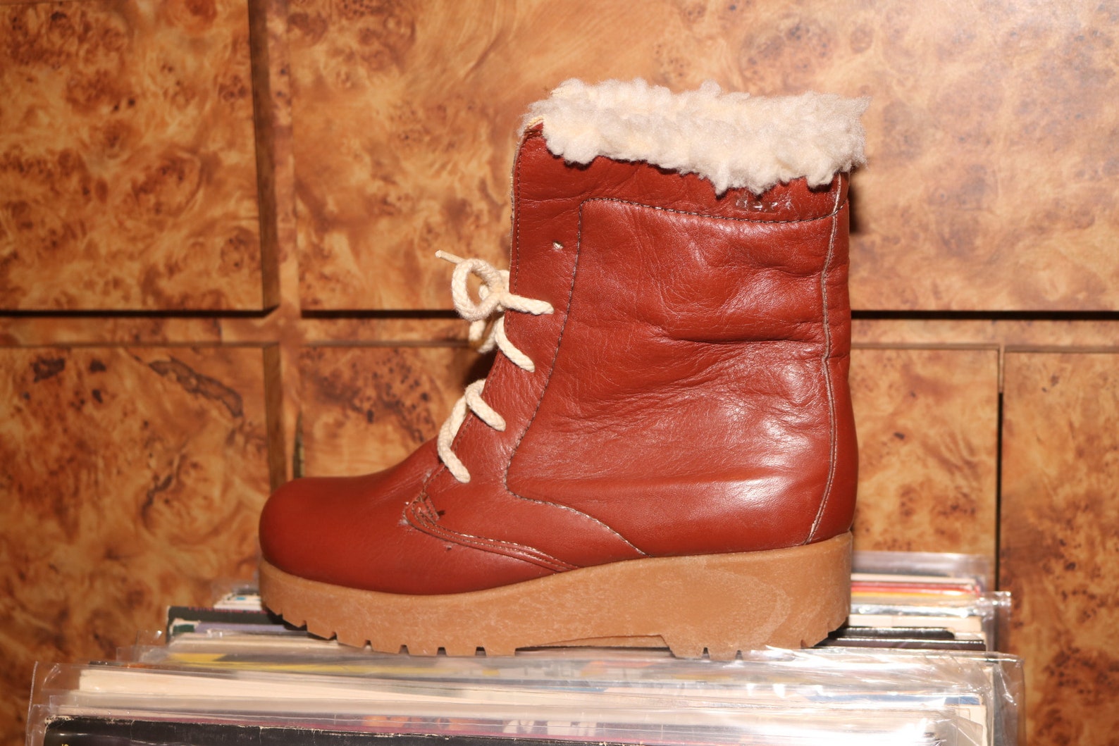 E DEXTER BOOTS 1980 Size 5.5 Dex Leather Boots Punk ...