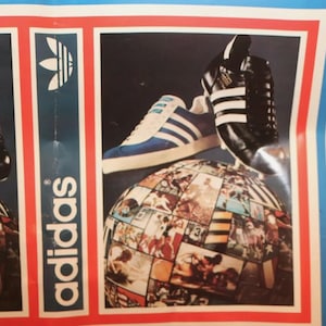 Adidas 1980er Jahre Schulbuchhülle Futbol Stollen Vintage Sneakers Super Grip New Kareem Abdul Jabbar Adimatic Superstar Country Adi Dassler