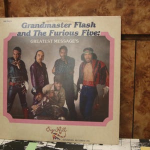 Grandmaster Flash & The Furious Five Greatest Messages Vinyl Record Message LP Melle Mel 1980s Hip-Hop Breakdance Rap Music Sugarhill Gang