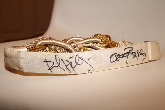 Carolyn Tanner Designer Inc Belt Autographed by Los Lobos (1987) Signed Designer Belt La Bamba With Cassette View 6