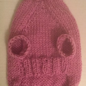 Knitted Dog Sweater , small, 12&quot; long, bright lilac