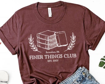 T-shirt The Office Finer Things Club Unisexe Taille XL Noir - Neuf Sans étiquettes