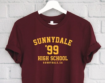 Sunnydale High School T-Shirt, Buffy The Vampire Slayer Shirt, Buffy Shirt, Sunnydale Tshirt, Sunnydale Razorbacks, Sunnydale Shirt