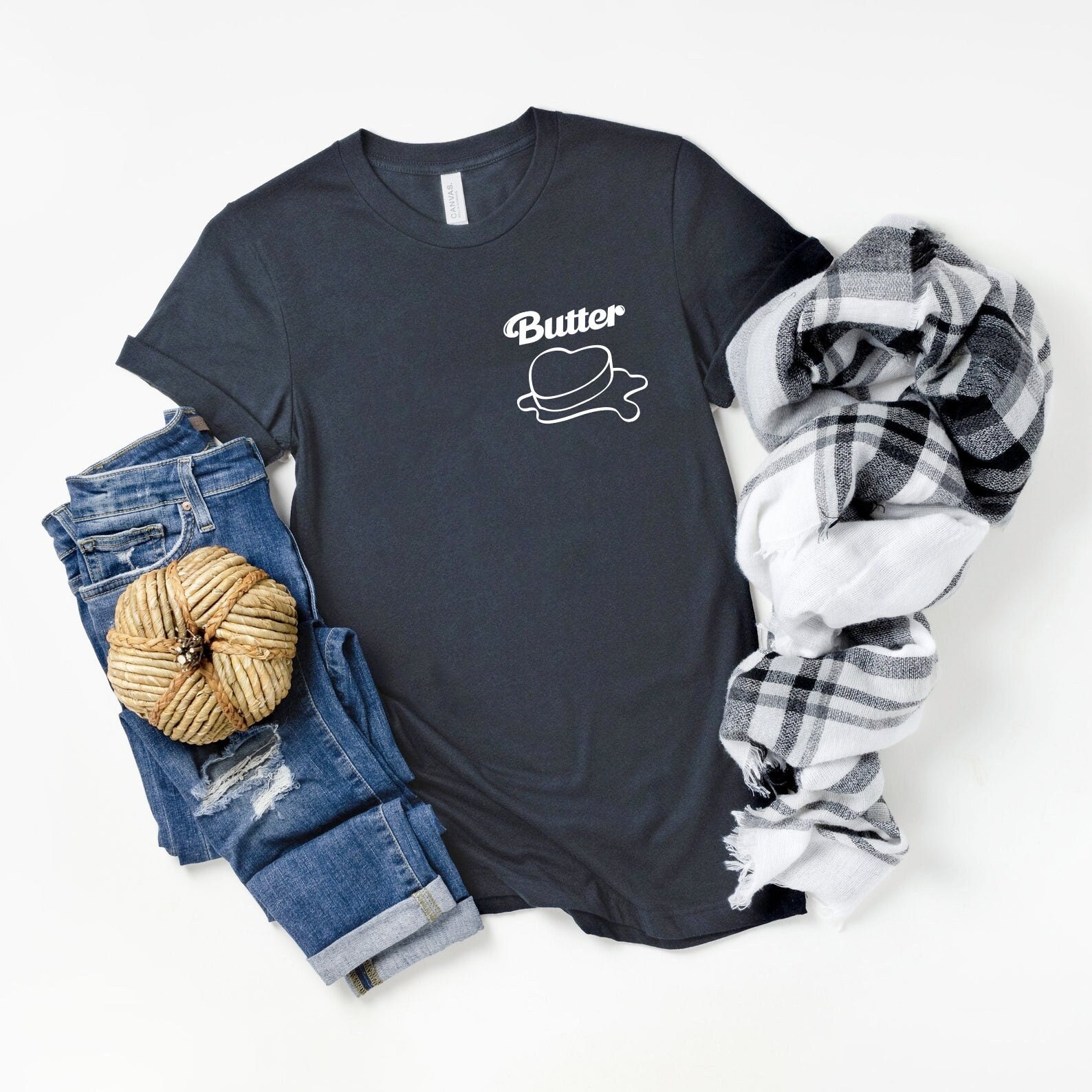 BTS Butter Shirt Butter Logo BTS Tshirt BTS Bts Shirt Etsy Ireland