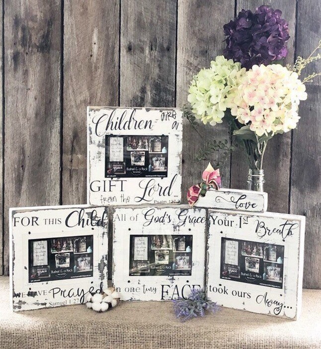 Christian baby gift For this Child We have Prayed Baby Frame Etsy