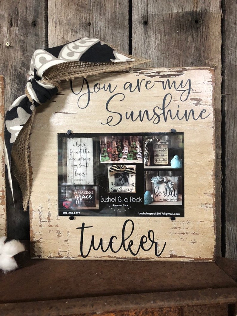 You are my Sunshine Picture Frame wood picture frame Etsy