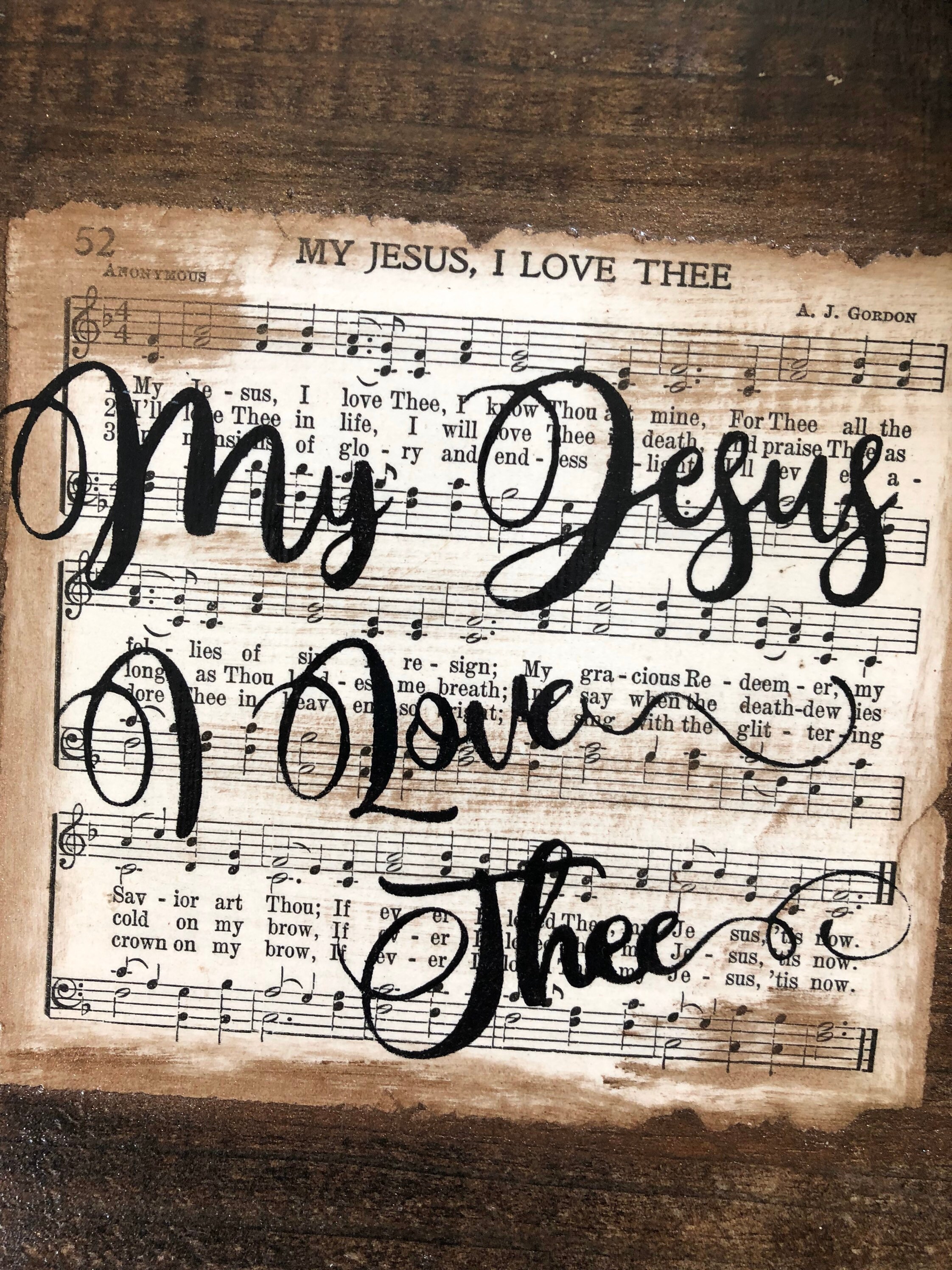 My Jesus I Love Thee Hymn Sign Inspirational Sign Music Etsy My Jesus I Love Thee Hymn Sign Inspirational Sign Music Etsy