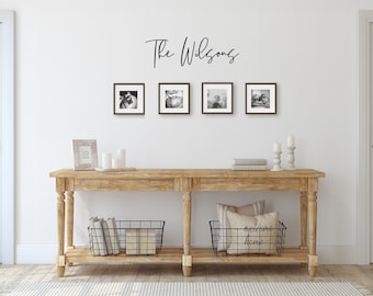 Personalise Family Wall Sign