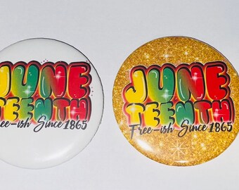 Juneteenth Buttons