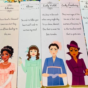 Bridgerton Bookmarks