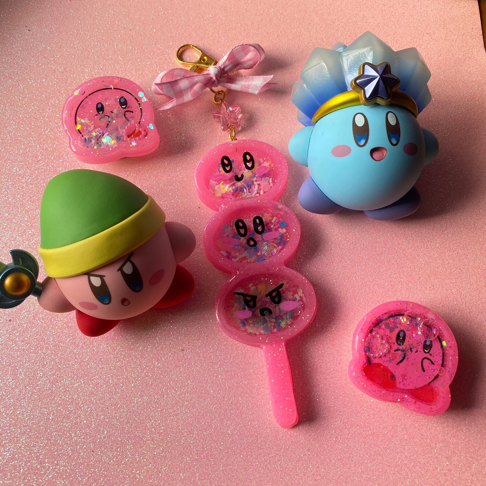 Kirby phone accessories/ keychain Etsy