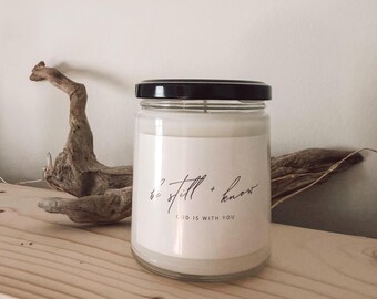 Be Still & Know Scented Soy Candle, 9oz