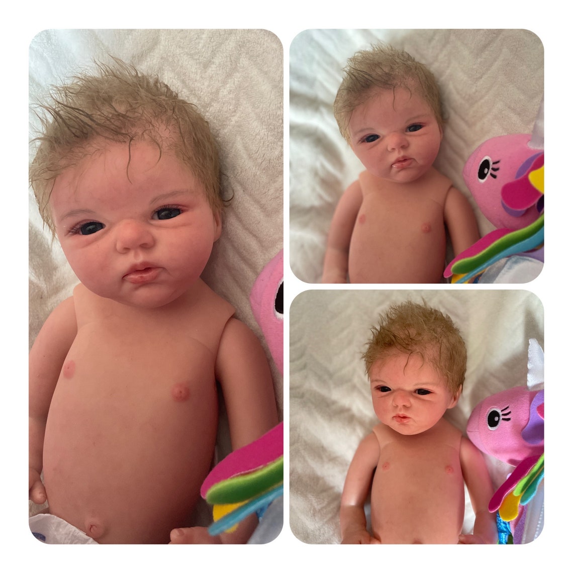 Reborn Baby Lifelike Silicone Vinyl Newborn Full Body Boy Girl Etsy