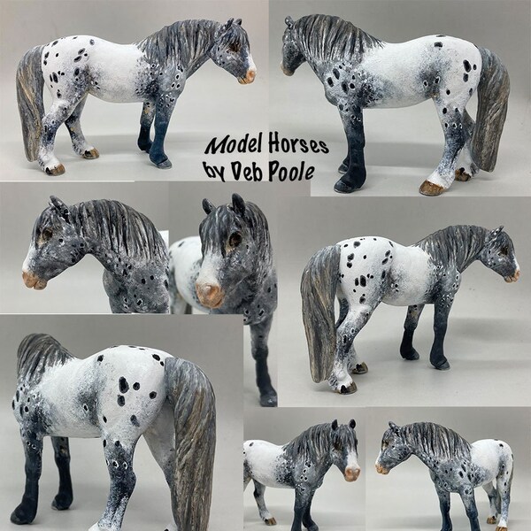 Custom Safari Haflinger Model Horse 1:18 Curio