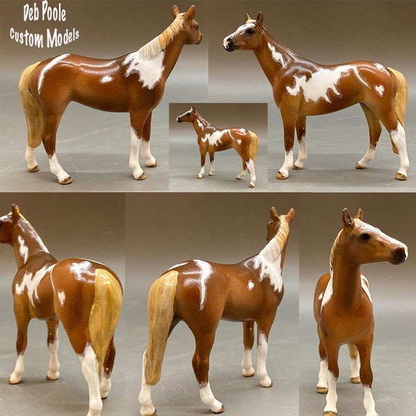 Breyer Stablemate Model Horse Native Dancer Custom Pinto Mini 1:32 Mini