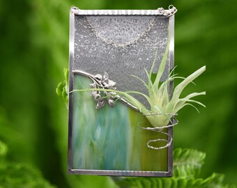 Air Plant Holder Stained Glass Sun Catcher