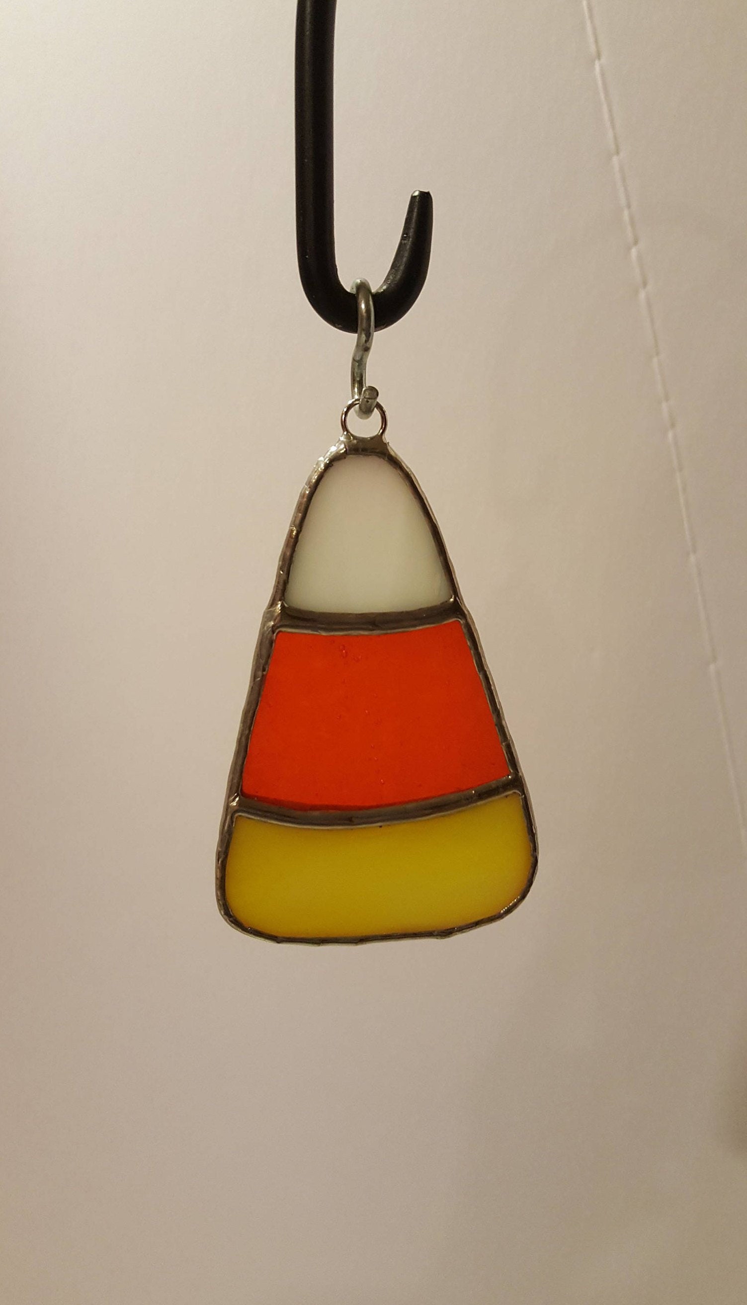 Stained Glass Candy Corn Sun Catcher Calorie Free Candy Corn Etsy