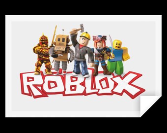 roblox character stickers redbubble