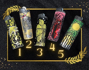 Hand-Painted Nature Lighters