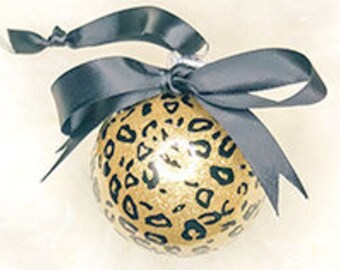Leopard Christmas Ornaments Etsy