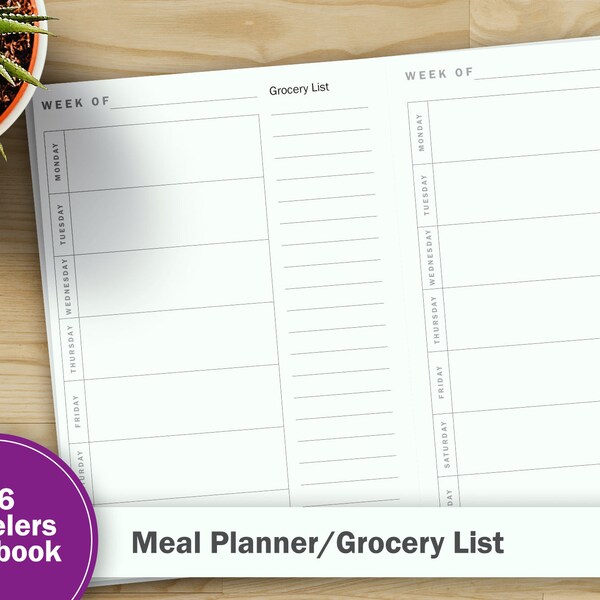 Printable Meal Planner – Taschenbuch