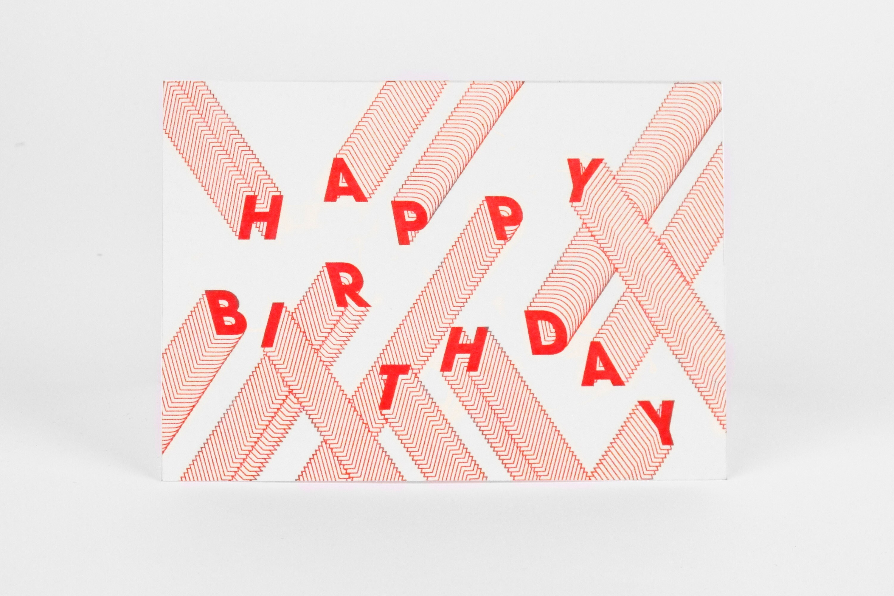 Drunk Happy Birthday Letterpress Card Etsy