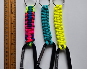 Karabiner Paracord Schlüsselanhänger