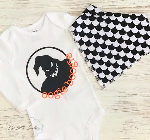 oogie boogie onesie baby