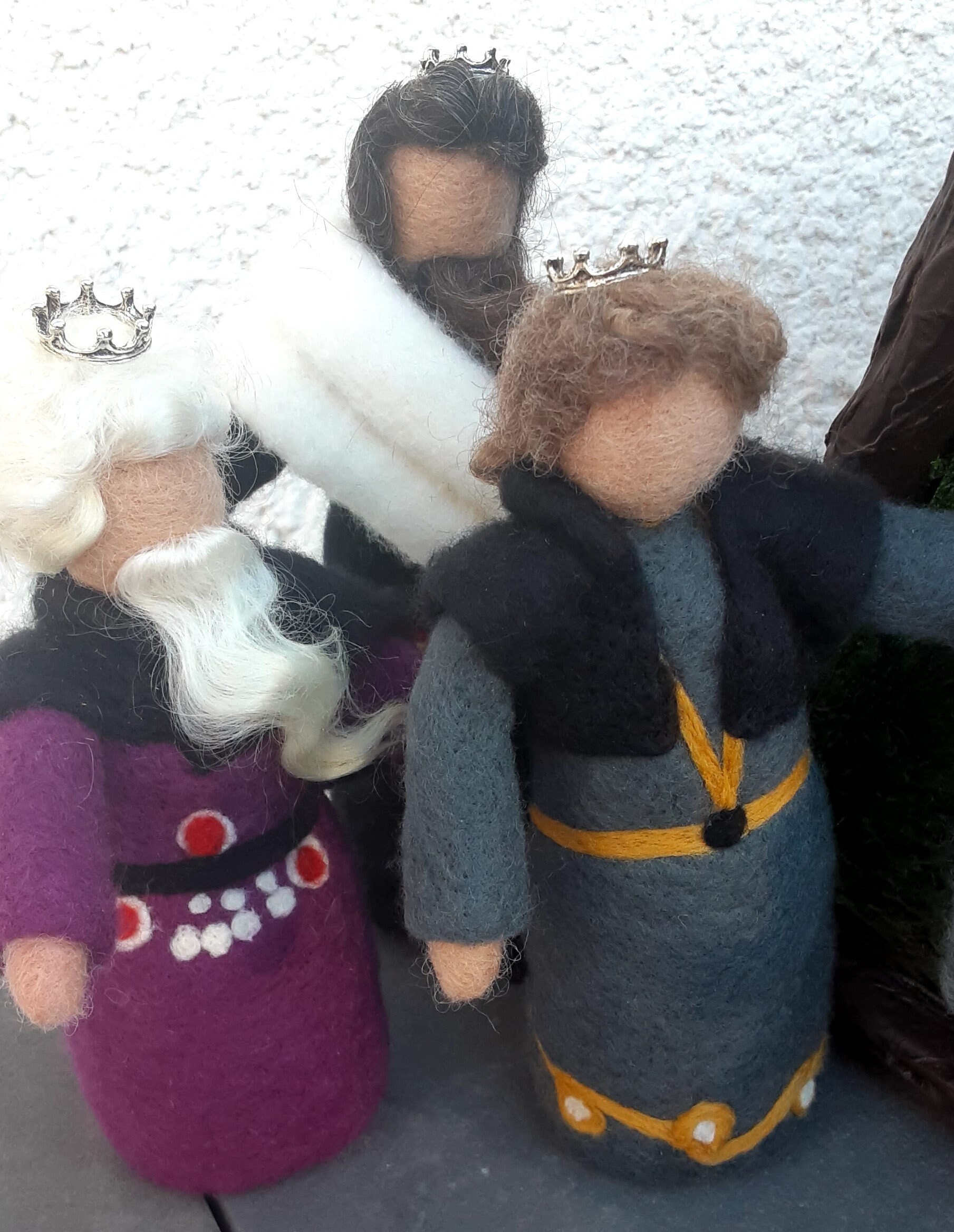 Handmade Needle Felted Nativity Set Includes Mary Joseph Etsy