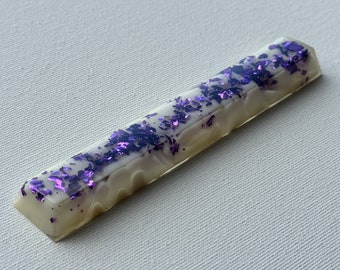 Cherry Profile White & Purple KeyCaps - More Sizes - Artisan glossy arrow keys, ESC 1u, Spacebar 6.25u 1.75u Mechanical Keyboards MX support