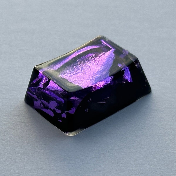 Artisan Keycaps Black & Purple Key cap Space Bar 6.25u, 1.5u, 1u, 1.75u Arrow Keycaps Set Glossy Keycap OEM profile Cherry MX