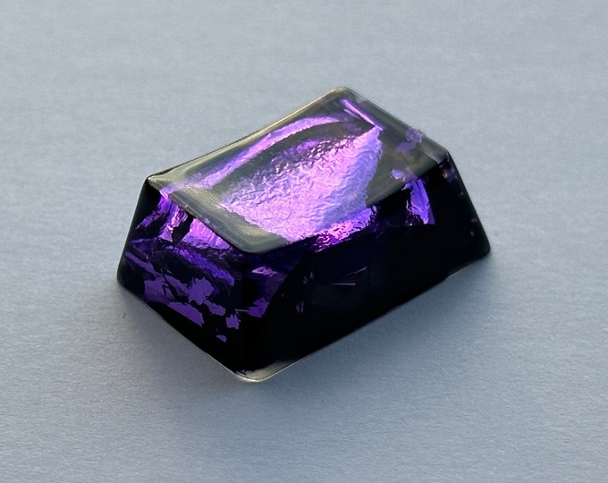 Artisan Keycaps Black & Purple Key cap Space Bar 6.25u, 1.5u, 1u, 1.75u Arrow Keycaps Set Glossy Keycap OEM profile Cherry MX