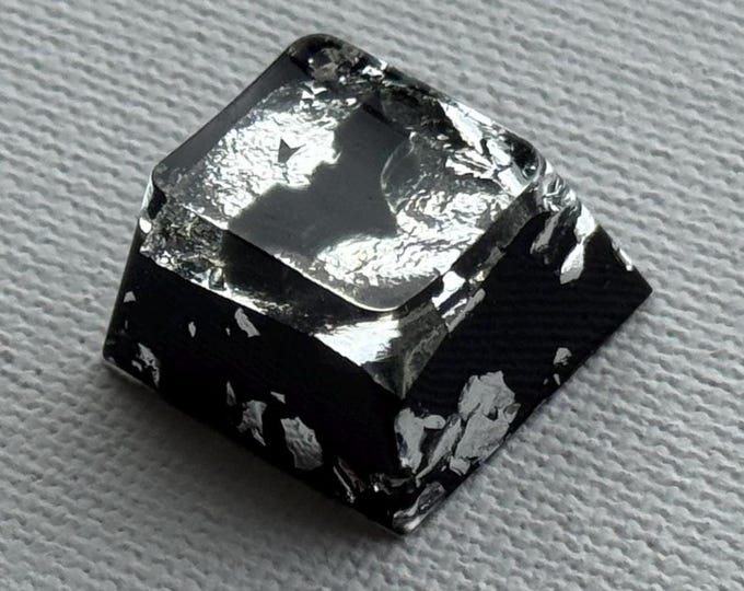 Artisan Bat logo Keycap Cherry Profile, size 1u row 4, ESC/F row Replacement, Glossy GemKeyCaps Hand Made