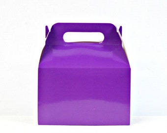 Purple Gable Boxes Etsy