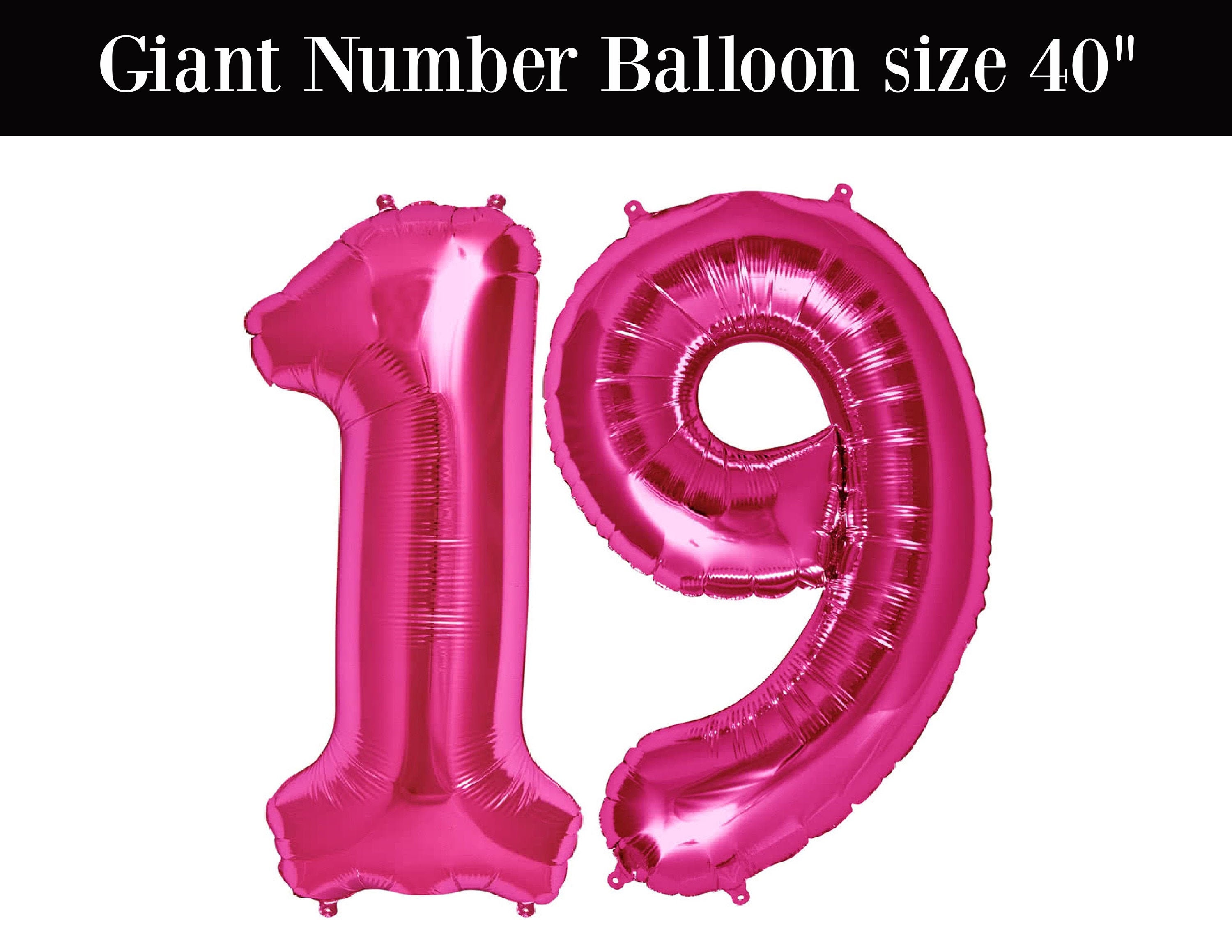 19 sale number balloons