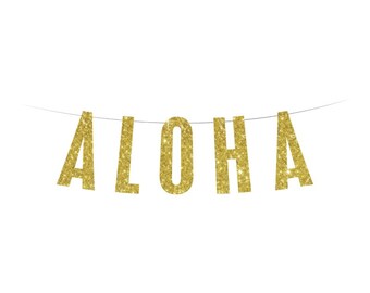 Aloha banner | Etsy
