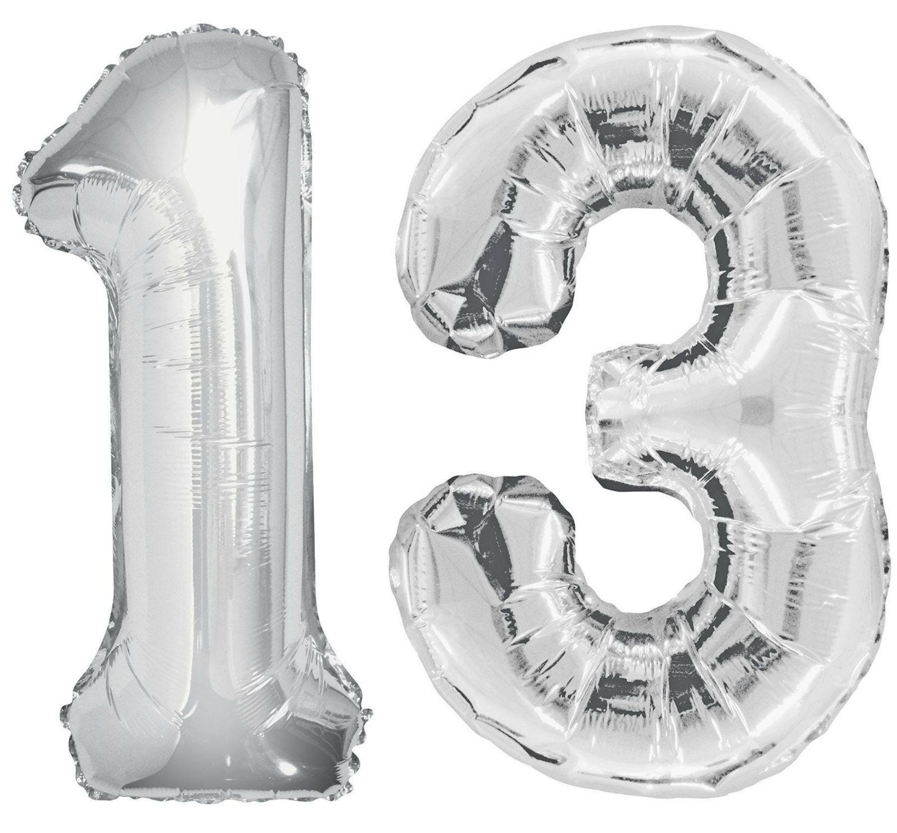 Number 13 balloons discount