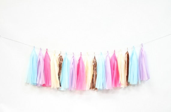 colorful tassel garland