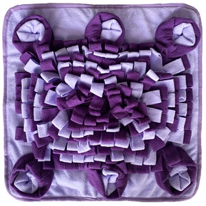 Piggy Poo and Crew Pet Activity Rooting Snuffle Mat - Great Size for Travel - 18" x 20"