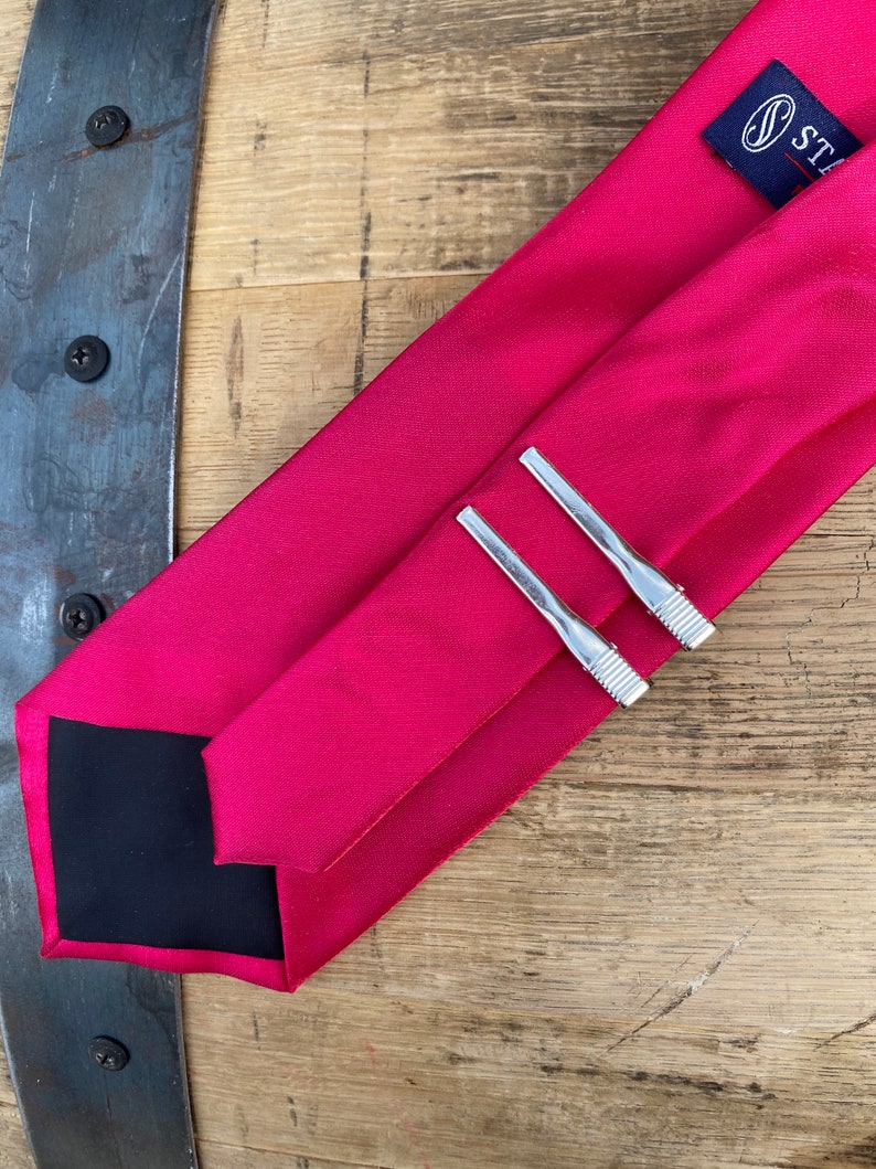 Tie Clips Made From Reclaimed Kentucky Bourbon Barrels Custom Etsy