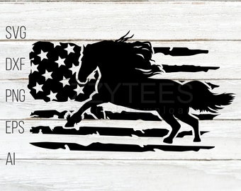 Download Patriotic Horse Svg Etsy