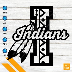 Indian Feather Letter I SVG, Tribal Monogram Clipart, Native Style Capital I PNG, Boho Alphabet Design, Cricut Cut File, Silhouette SVG