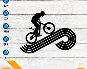 Mountain Bike Silhouette - MTB Hand, Cyclist Man SVG, Mtb Girl, Mtb Cut File, Mtb Clipart, Mtb Silhouette, Mtb Png, Mtb Svg Files, Bmx Svg,