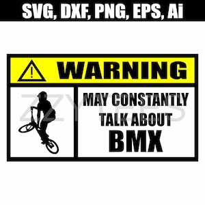 BMX Warnschild