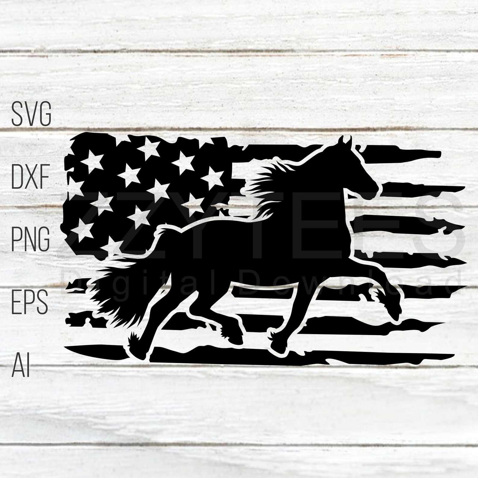 Free Free American Flag Horse Svg 801 SVG PNG EPS DXF File